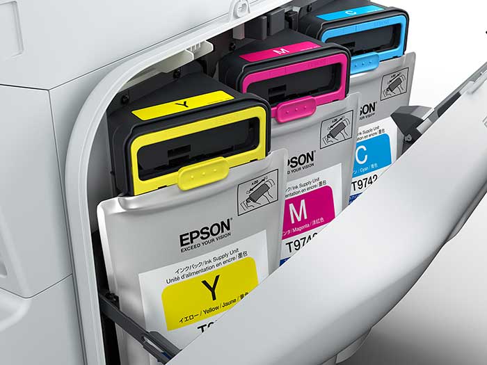 Epson Workforce Pro: Riesige Tintentanks