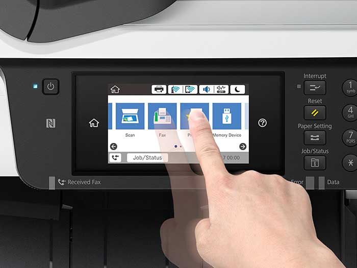 Epson WorkForce Pro - Bedienpanel