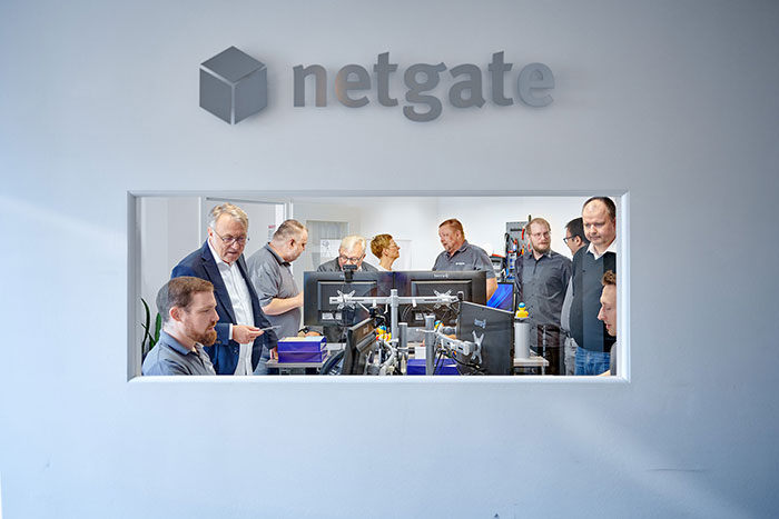 Das Team von Netgate-IT - zweiter von links Inhaber Andreas Herden